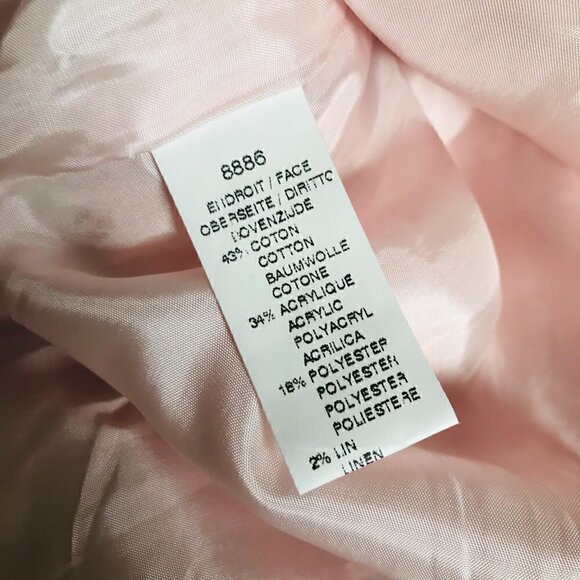 EDWARD ACHOUR PARIS Pink Pastel Boucle Knit Skirt - Picture 5 of 5